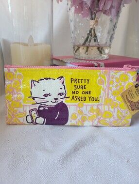Blue Q Cat Zip Pouch